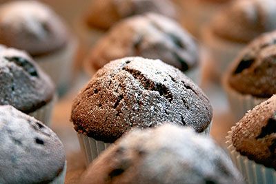 Schoko-Rotwein-Muffins-1-400 Von wegen! Alle für einen, nämlich für mich!