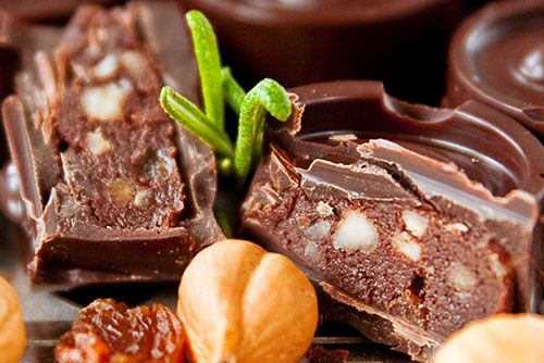 Rosmarin-Trauben-Nuss-Pralinen Rosmarin-Trauben-Nuss-Pralinen