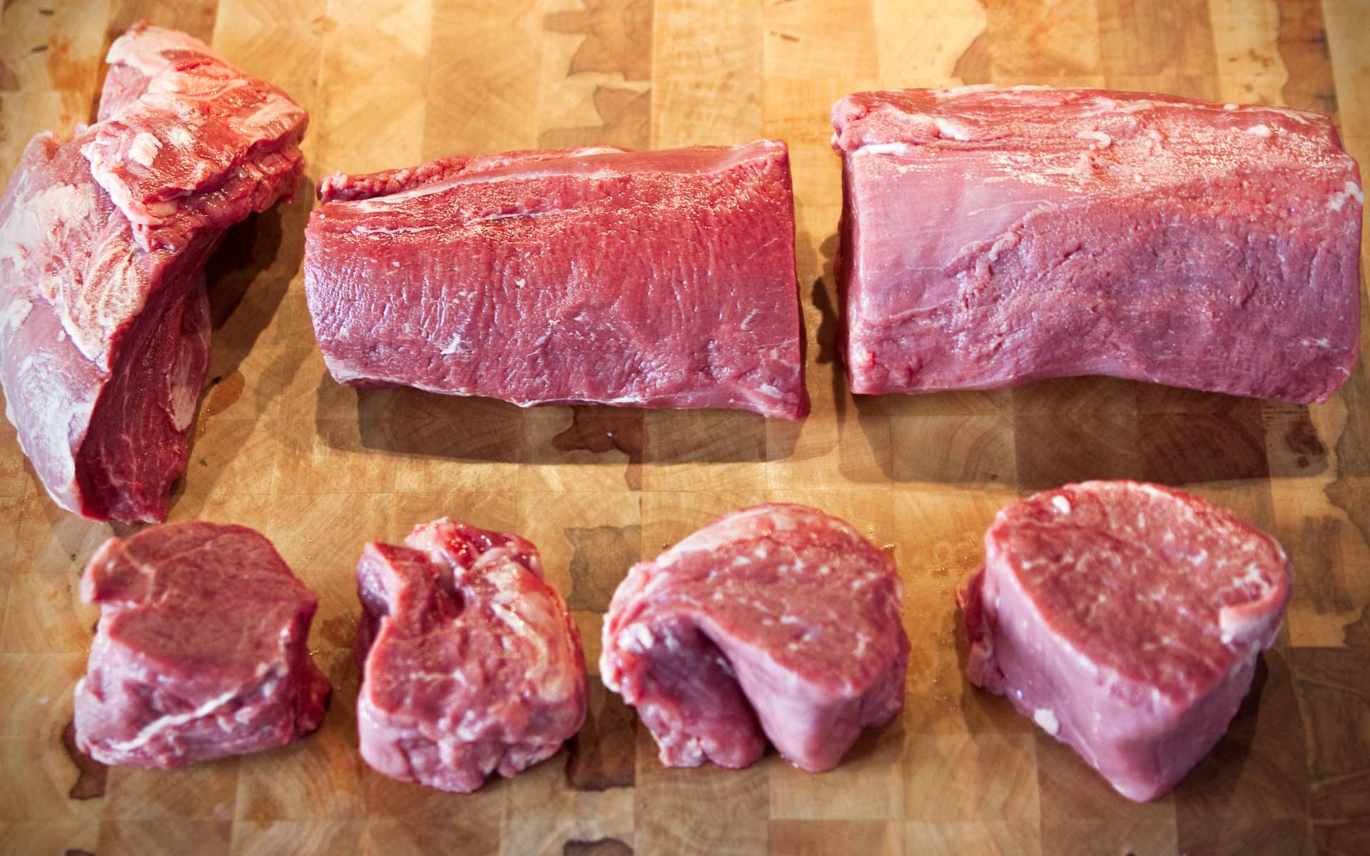 Wie zerlegt man ein ganzes Rinderfilet?