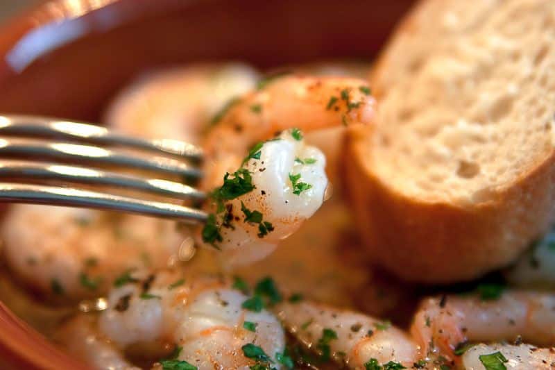 Gambas al ajillo